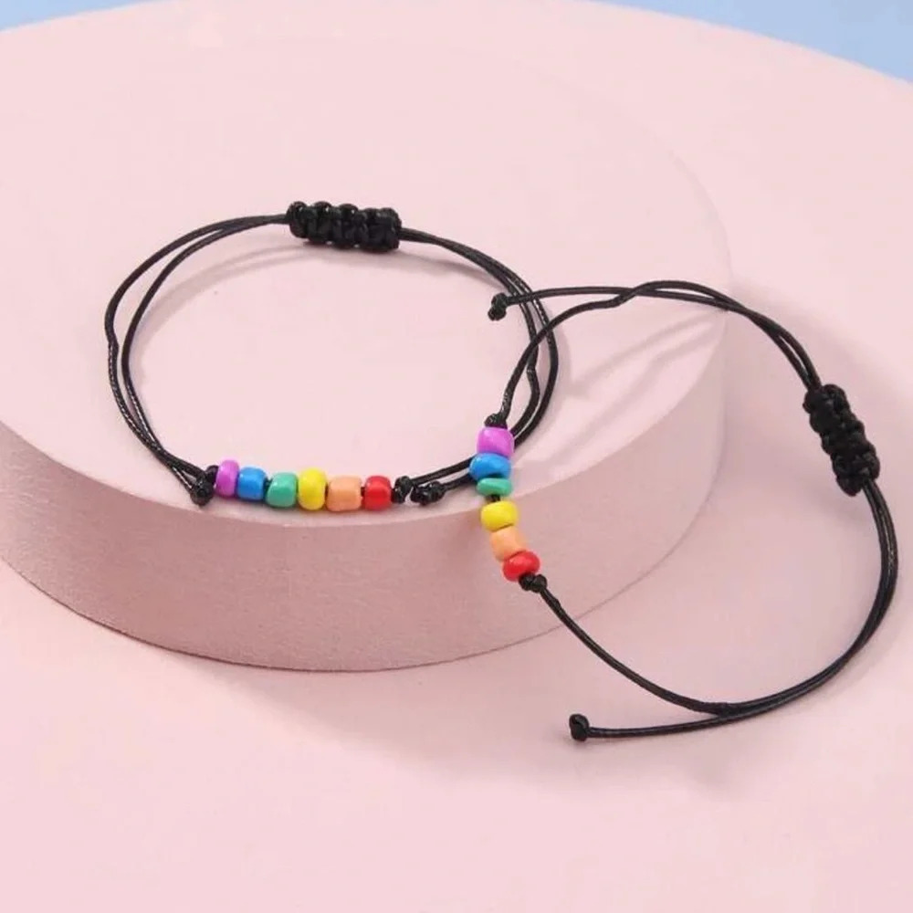 5/$20 rainbow pride‎ string bracelets